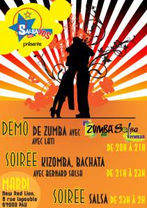 Cours de Salsa, Kizomba et ZUMBA à Pau : avec SALSA1DOS3 et zumba salsa fitness!!!