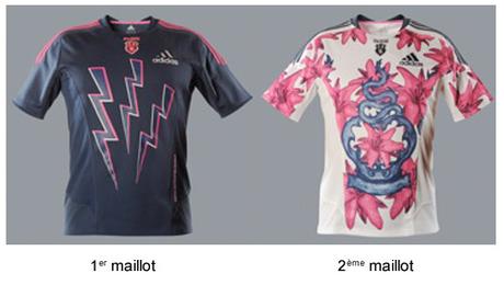 Les maillots du Stade Français, version Oberthur