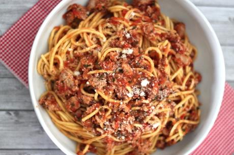 Linguine (ou spaghettis) au thon - Linguine al tonno