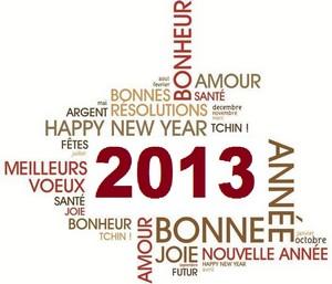 Bonne année 2013 ! Bonne année 2013 !