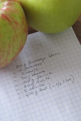 Cuajada aux pommes Cuajada aux pommes