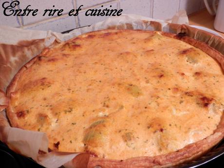 Quiche au Poulet / Coeurs d'artichauts et tofu soyeux