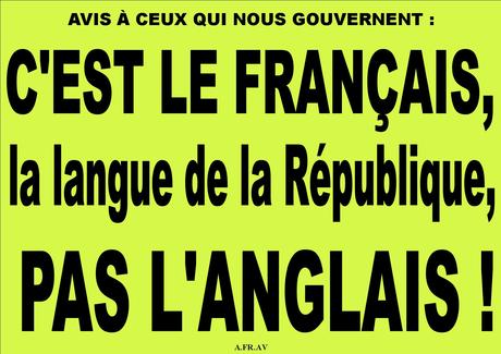 Défendre la langue française ...en France !