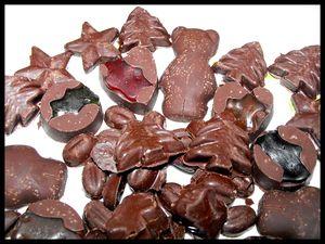 Chocolat noir aux oursons