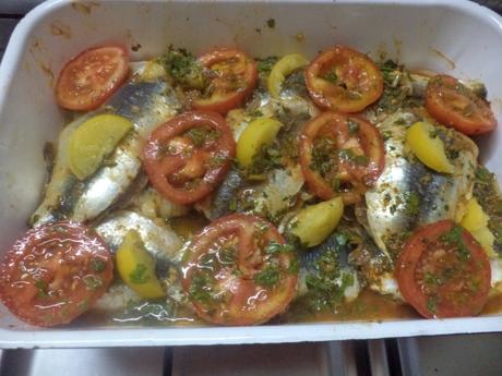 Filets de sardines farcies aux pommes de terre