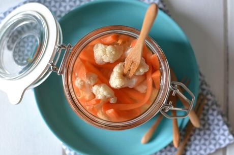 Légumes croquants aigres-doux au vinaigre { Comme des cornichons...! }