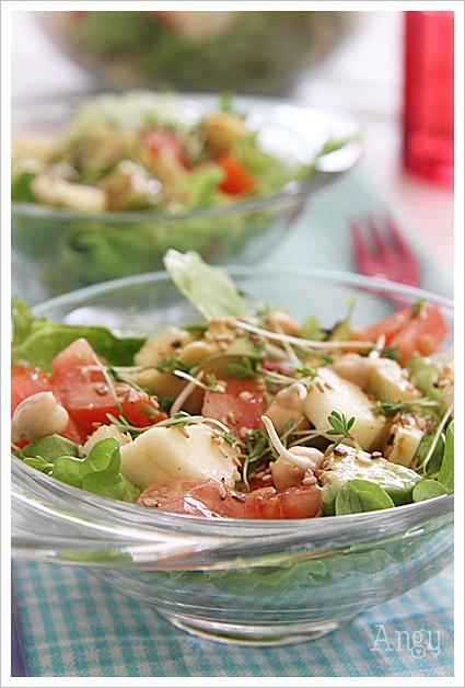 Salade de Printemps aux graines germées...