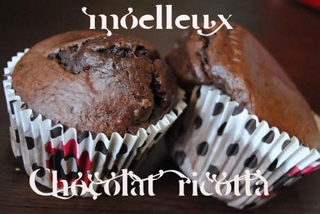 Muffins moelleux ricotta chocolat