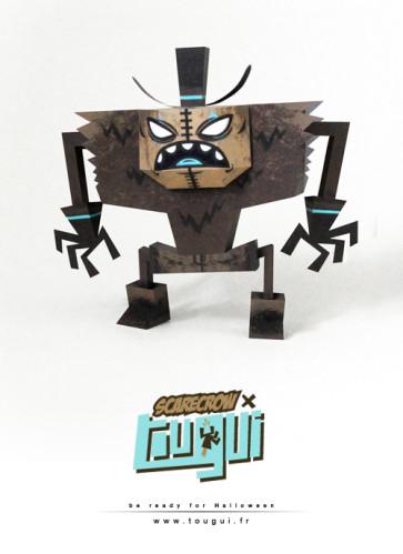 Papertoys Scare Crow by Tougui
