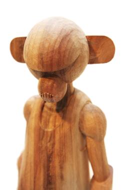 Pithecuse Statue Real Wood by CoolRain