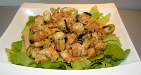 Salade de crevettes au Piment d'Espelette