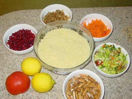 Les petits plats de Fadwa-2- Salade fraîche de couscous