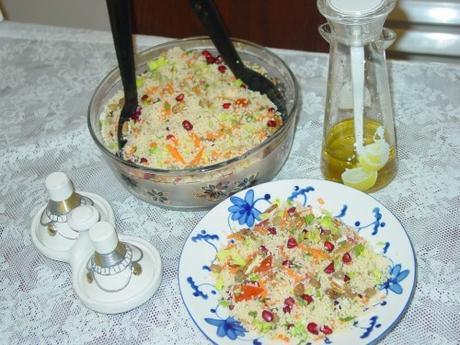 Les petits plats de Fadwa-2- Salade fraîche de couscous