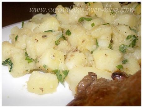 Salade Tiède aux Pommes de Terre pour Ramadan