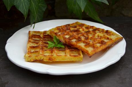 Gaufres salées à la pomme de terre Gaufres salées à la pomme de terre
