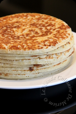 Pancakes au buttermilk (babeurre ou L'ben)