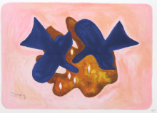 Georges Braque - Les oiseaux bleus