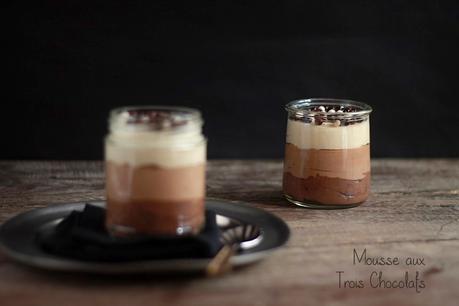 Mousse aux Trois Chocolats