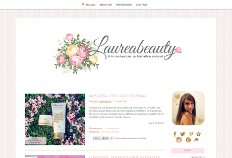 Design - Modification Blogger - Laureabeauty