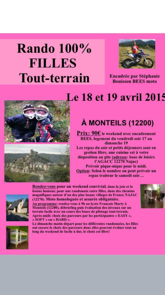 Rando 100% filles le 18 et 19 avril 2015 à Monteils (12)