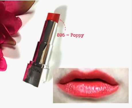 Revlon ultra HD lipstick 895 Poppy