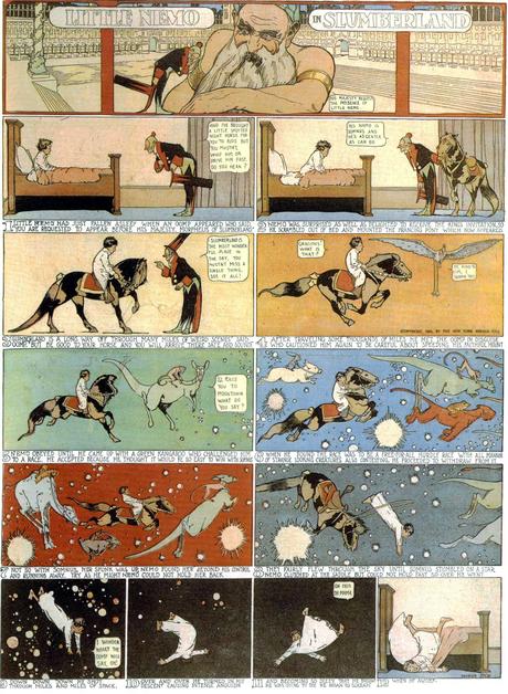 Little Nemo, où les histoires qui commencent toujours par un lit.