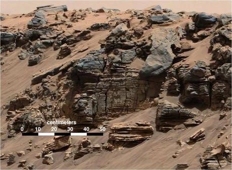 De l’eau liquide apparaitrait chaque nuit sur Mars curiosity sédiments