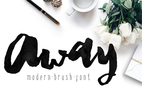 Away Font, Modern Brush Calligraphy par mycandythemes