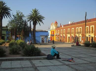 Le parvis de la cathédrale Oaxaca
