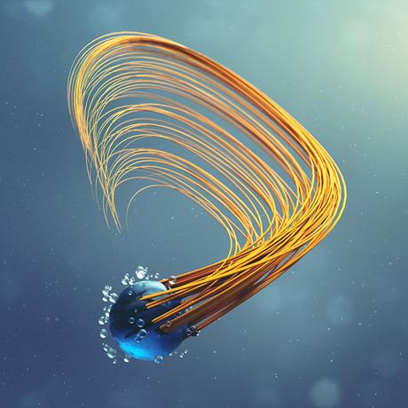 Abstractions 3D expérimentales par Joey Camacho Abstract 3D experiment by Joey Camacho