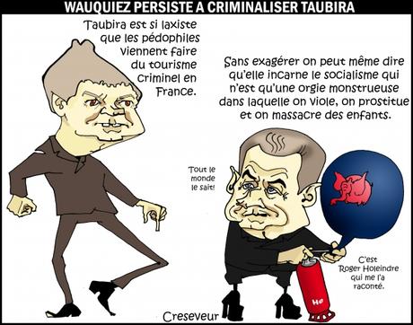 Wauquiez persiste à criminaliser Taubira dans l'affaire de la petite Chloë