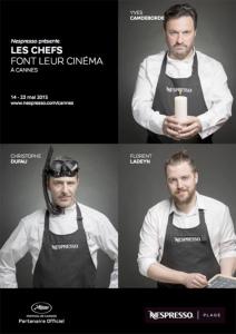 Nespresso allie gastronomie et cinéma au Festival de Cannes