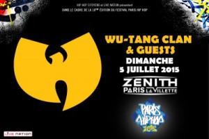 Wu-Tang Clan concert à Paris lors du Paris Hip-Hop Festival