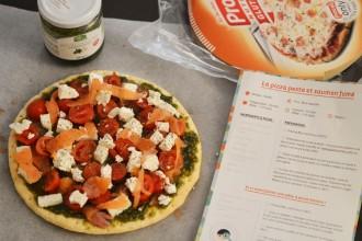 Box sans gluten : Gluten Corner { concours inside } Pizza pesto / saumon avec base sans gluten Proceli