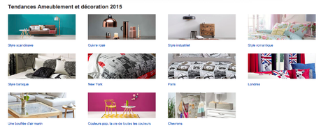 Tendances déco 2015 - Designshop Amazon