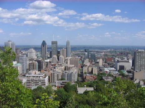 Balades à Montréal Vue du chalet. (par Julie)