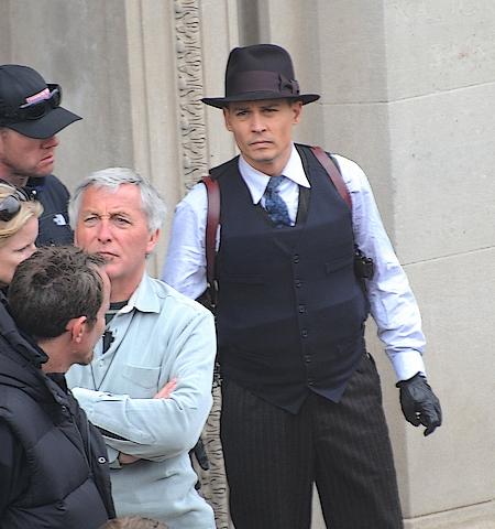 Exclusif : les premières photos de Marion Cotillard & Johnny Depp, sur le tournage de Public Enemies !!! Public Enemies