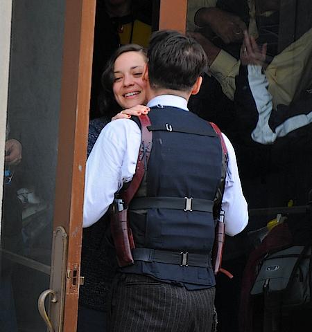 Exclusif : les premières photos de Marion Cotillard & Johnny Depp, sur le tournage de Public Enemies !!! Public Enemies