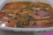 Cliquez pour agrandir : Maquereaux marinés au vin blanc, aromates et sauce tomate Maquereaux marinés au vin blanc, aromates et sauce tomate