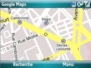 Comment gagner du temps avec un Smartphone ? – Partie 1 Google maps sur windows mobile 6