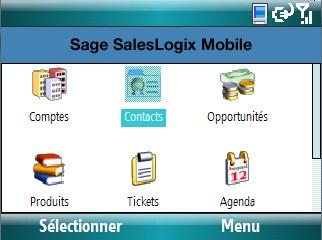 Comment gagner du temps avec un Smartphone ? – Partie 1 sage saleslogix sur Mobile