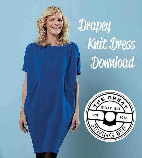 Patron gratuit : une robe drapée Patron gratuit : une robe drapée