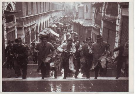25 avril 1945, les partisans sur le pont du Rialto