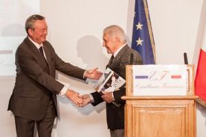 Remise Livre d'or Robert Four par Excellence Française Robert Four, lauréat 2012 de l'Excellence Française