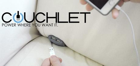 Couchlet, le chargeur USB qui se camoufle dans votre canapé
