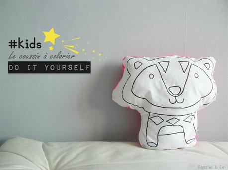 ★ DIY ★ Le coussin à colorier ambiance-titre