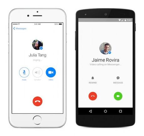 Les appels vidéos arrivent sur Facebook Messenger