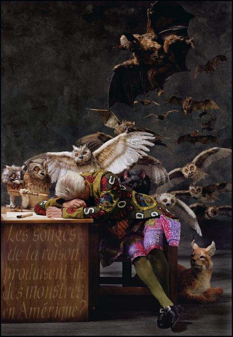 #ArtMTL Les pièces de résistance de Yinka Shonibare MEB @SHONIBARESTUDIO au @DHCART SHONIBARE_The-Sleep-of-Reason-America_2008_JCG3745_low-rez