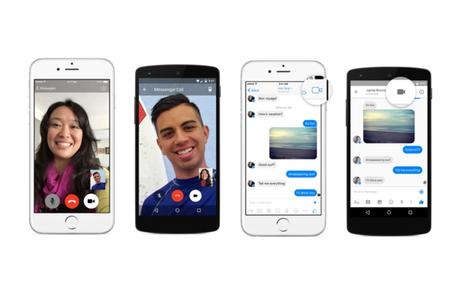 Facebook ajoute les appels vidéo dans Messenger sur iPhone