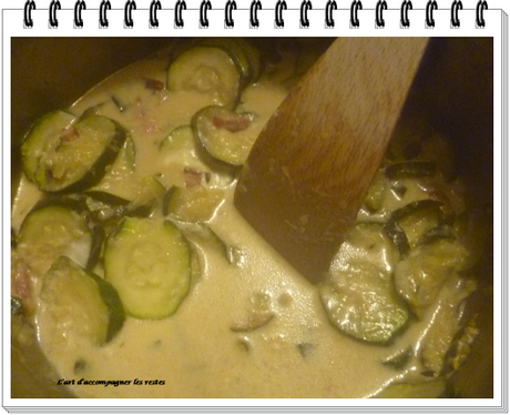 Courgettes façon carbonara à la Vache qui Rit® courgettes façon carbonara à la vache qui rit3